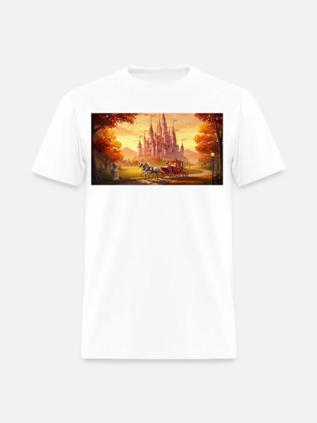 "A captivating digital painting - Men's T-Shirt - white