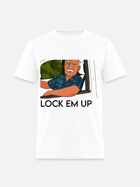 Lock em up - Men's T-Shirt - white