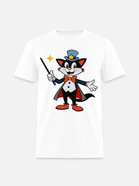 Magical Cat Maestro - Men's T-Shirt - white
