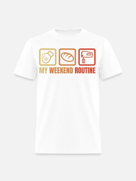 My Weekend Routine - Men's T-Shirt - white