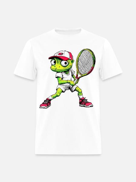 Tennis Chameleons - Men's T-Shirt - white