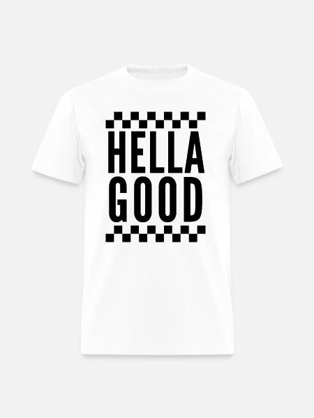 Hella Good Ska Checkerboard - Men's T-Shirt - white
