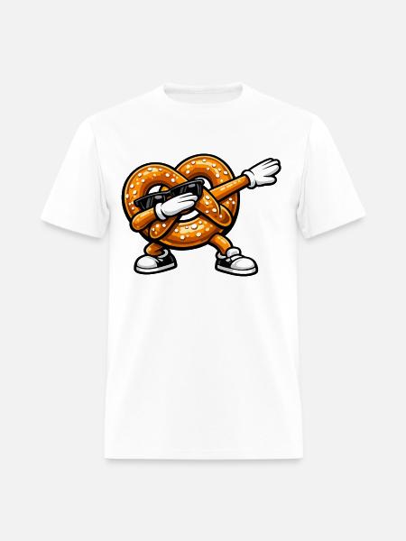 Dabbing Pretzel - Men's T-Shirt - white