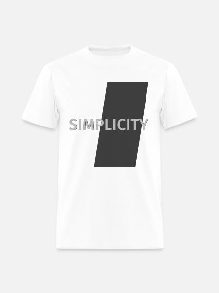 SIMPLICITY - Men's T-Shirt - white