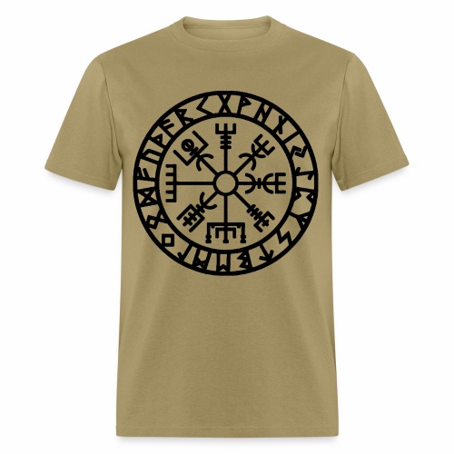 Viking Rune Vegvisir The Runic Compass - Men's T-Shirt