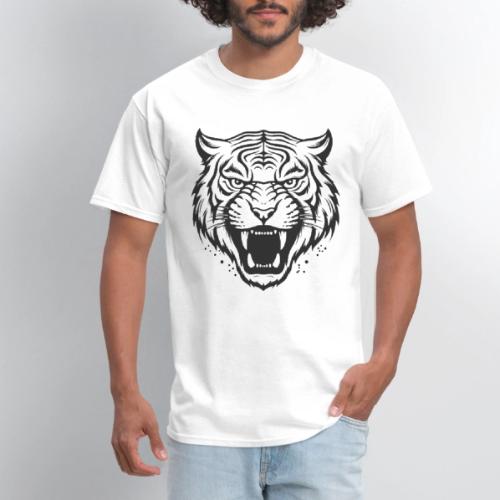 Wild Tiger Fashion, the fury of the feline tiger. - Men's T-Shirt