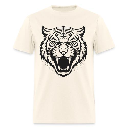 Wild Tiger Fashion, the fury of the feline tiger. - Men's T-Shirt