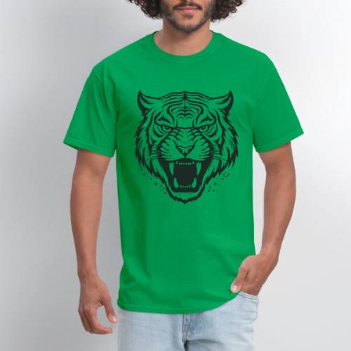 Wild Tiger Fashion, the fury of the feline tiger. - Men's T-Shirt
