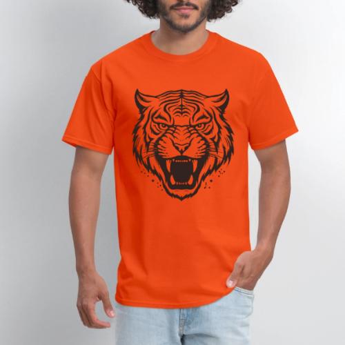 Wild Tiger Fashion, the fury of the feline tiger. - Men's T-Shirt