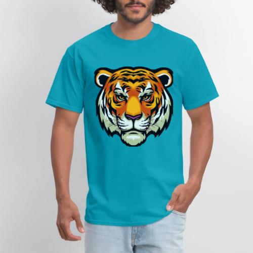 Tiger Fashion Feline Animal, Tiger Willing Success - Men's T-Shirt