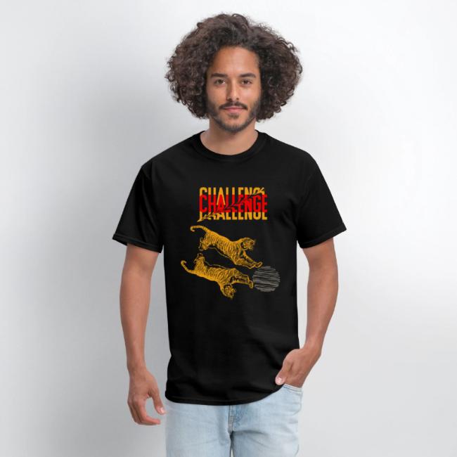Double tiger fashion, jungle feline animals.
