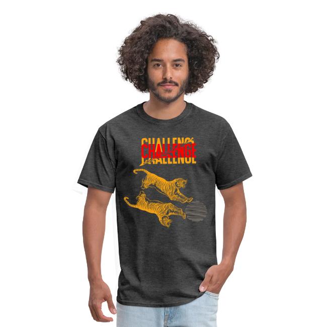 Double tiger fashion, jungle feline animals.
