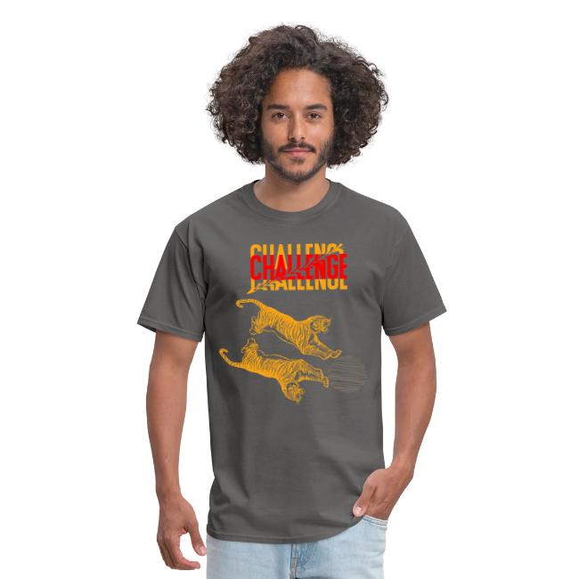 Double tiger fashion, jungle feline animals.
