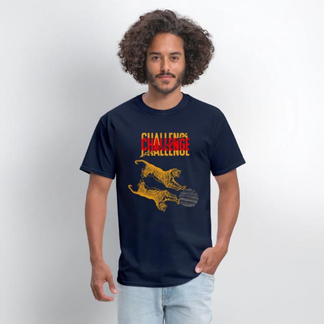 Double tiger fashion, jungle feline animals.