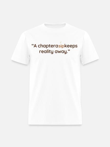 Chapter & Sip Escape - Men's T-Shirt - white