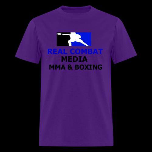 RCM MMA & BOXING Blue Logo - Men's T-Shirt