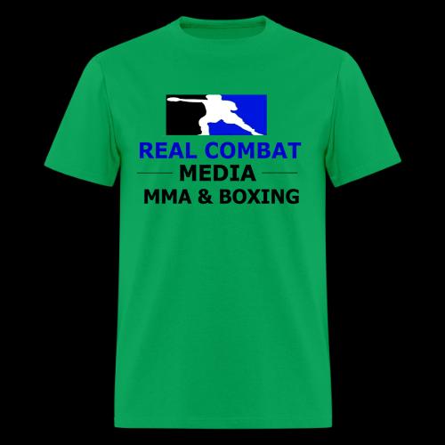 RCM MMA & BOXING Blue Logo - Men's T-Shirt