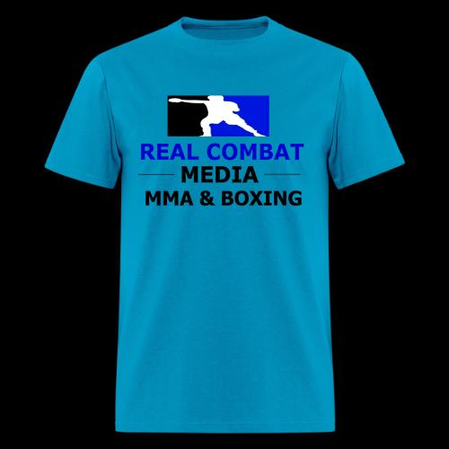 RCM MMA & BOXING Blue Logo - Men's T-Shirt