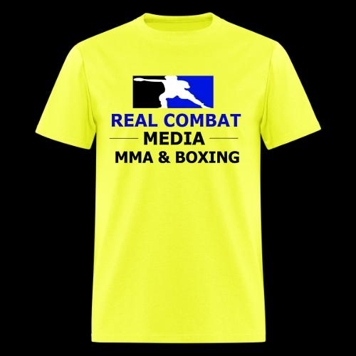 RCM MMA & BOXING Blue Logo - Men's T-Shirt