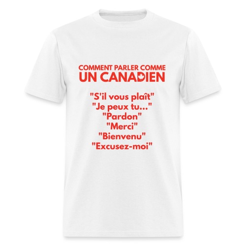 How to Speak Like a Canadian - Red - Men's T-Shirt
