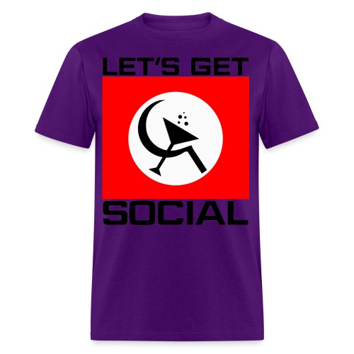 Let's Get Social as worn by Axl Rose - Men's T-Shirt