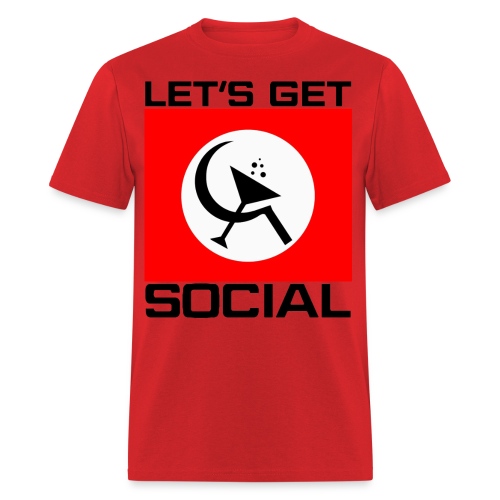 Let's Get Social as worn by Axl Rose - Men's T-Shirt