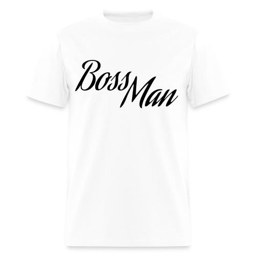 boss man black png - Men's T-Shirt