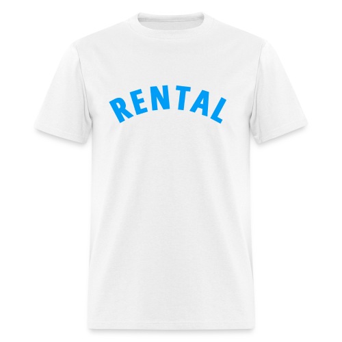RENTAL (blue letters version) - Men's T-Shirt