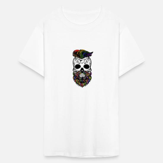 LGBT Sugar Skull Gay Pride CSD Beard Style