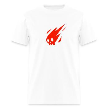 SKULL COMET - Men's T-Shirt - white - Front - Jose (178cm)