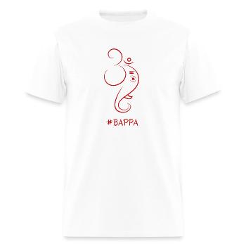 Om Ganesha with Hashtag - Men's T-Shirt - white - Front - Jose (178cm)