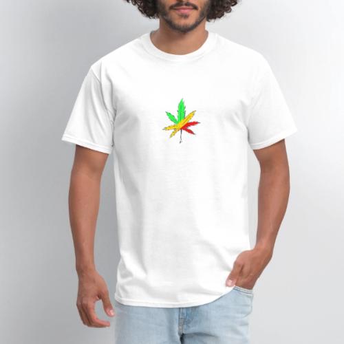 Rasta leaf - Men's T-Shirt