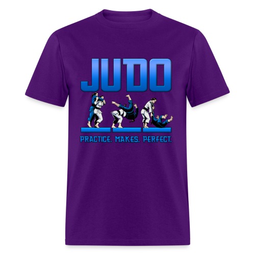 Judo Shirt Female Practice Makes Perfect - Men's T-Shirt