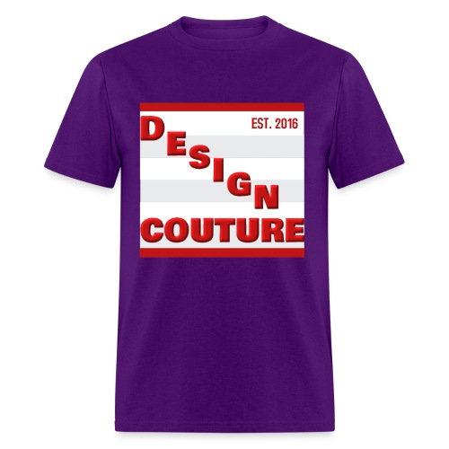 DESIGN COUTURE EST 2016 RED - Men's T-Shirt