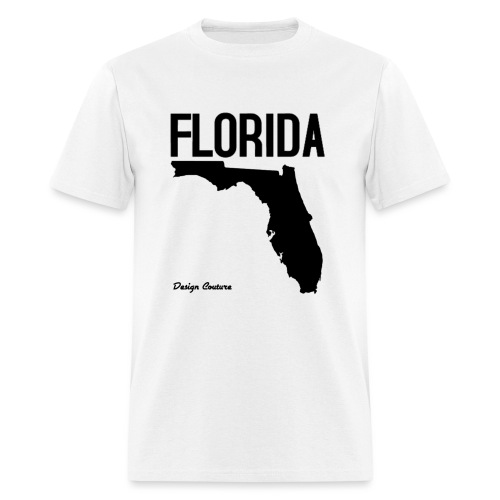 FLORIDA REGION MAP BLACK - Men's T-Shirt