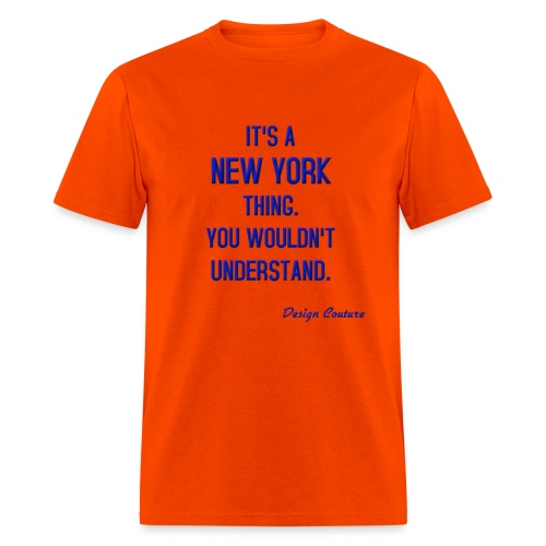 IT S A NEW YORK THING BLUE - Men's T-Shirt