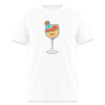 Liquor - Men's T-Shirt - white - Front - Jose (178cm)