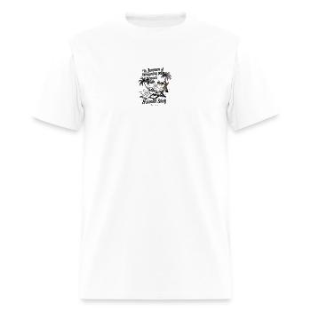 A vibrant and amusing t shirt design featuring - Men's T-Shirt - white - Front - Jose (178cm)