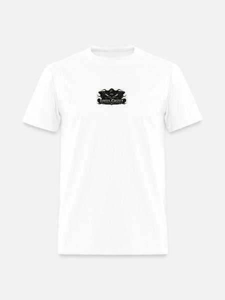 Lovely Grizzly Twitch Logo - Men's T-Shirt - white