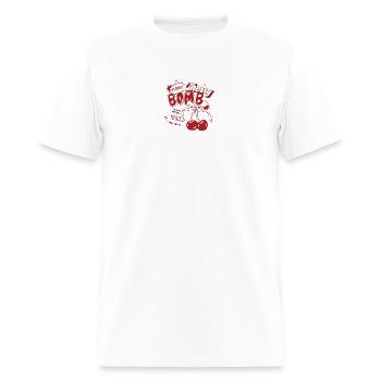 Cherry bomb - Men's T-Shirt - white - Front - Jose (178cm)