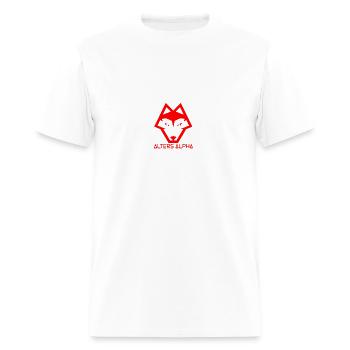 ALTERS ALPHA #2 - Men's T-Shirt - white - Front - Jose (178cm)