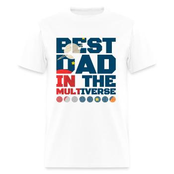 Best Dad - Men's T-Shirt - white - Front - Jose (178cm)