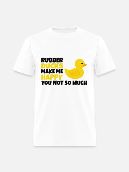 Rubber Duckie - Men's T-Shirt - white