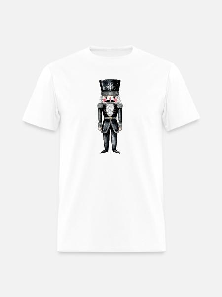 Black Nutcracker Soldier - Men's T-Shirt - white