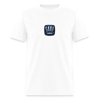 Vintage Saab emblem - Men's T-Shirt - white - Front - Jose (178cm)