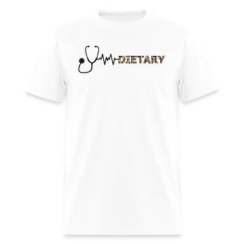Humorous Dietary Nutrient Dietician Nourishing - Men's T-Shirt - white - Front - Jose (178cm)
