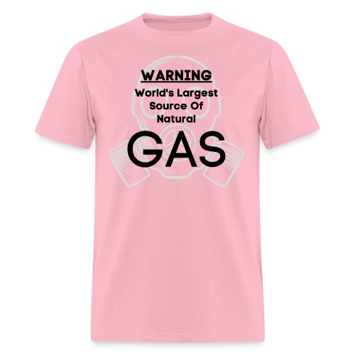 Warning: World's Largest Source Of Natural Gas - Men's T-Shirt
