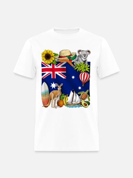 Australia - Men's T-Shirt - white