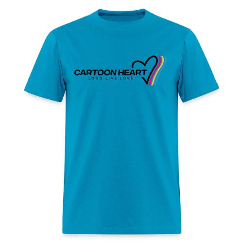 Cartoon Heart Logo Range - Men's T-Shirt
