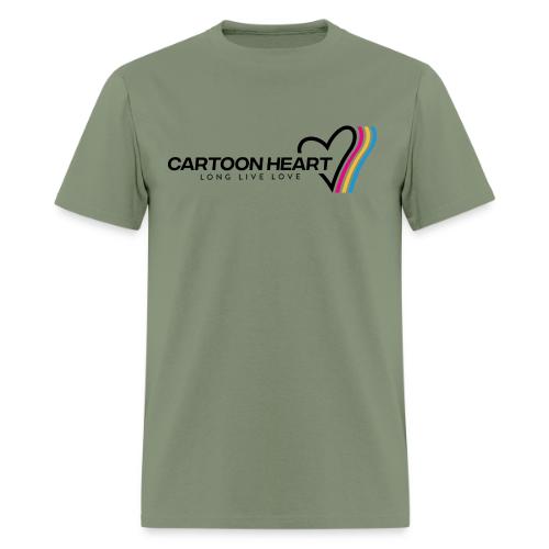 Cartoon Heart Logo Range - Men's T-Shirt